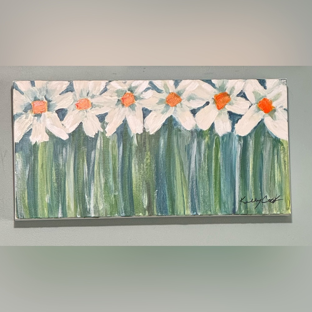 Daisy Delight 5. Floral Canvas Art